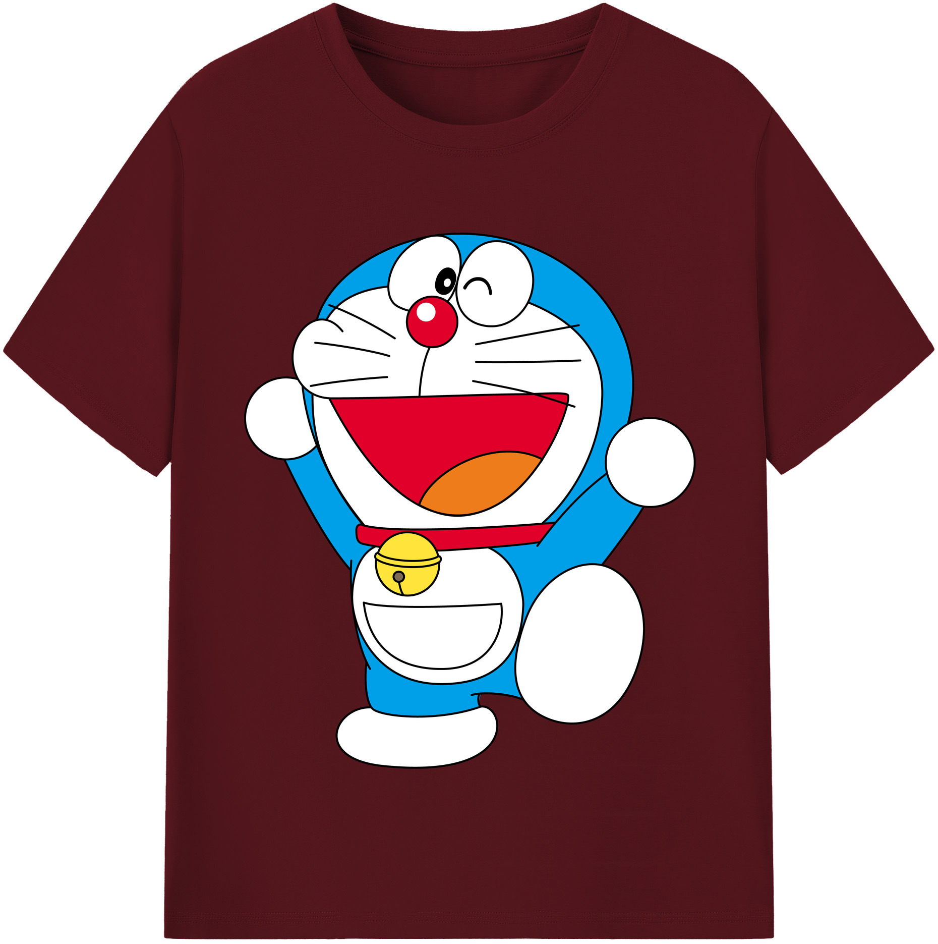 （画像用） ドラえもん Doraemon 綿100％半袖Tシャツ（フロントプリント）